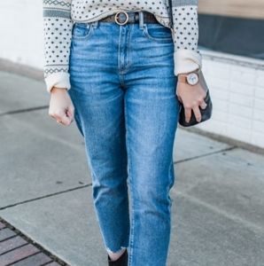 American Eagle Denim AEO Straight Mom Jeans Size 8 8R